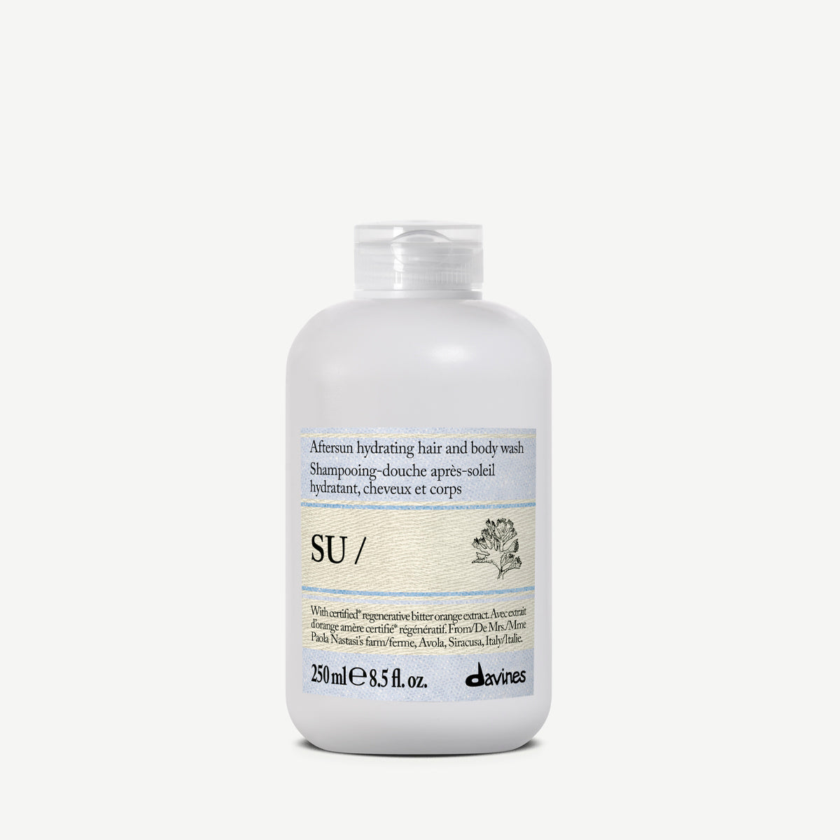Davines SU Hair & Body Wash 250 ml