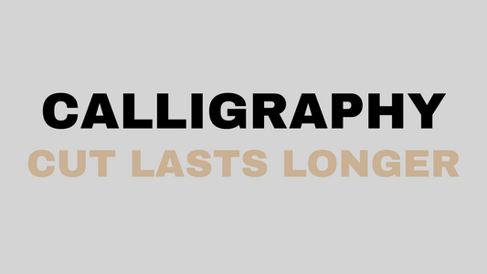 Why a Calligraphy Cut Looks Better at Week 10 Than Most Cuts Do at Week 4