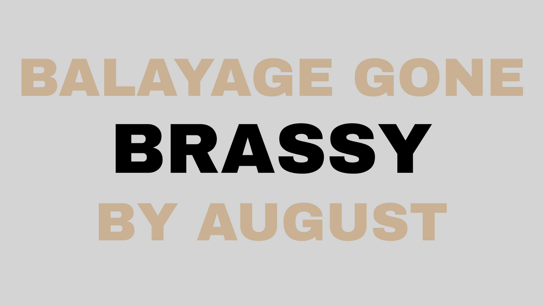 Blog header image for Why Your Balayage Turns Brassy by August in South Jersey by Wair Studio Salon in Marlton, NJ.